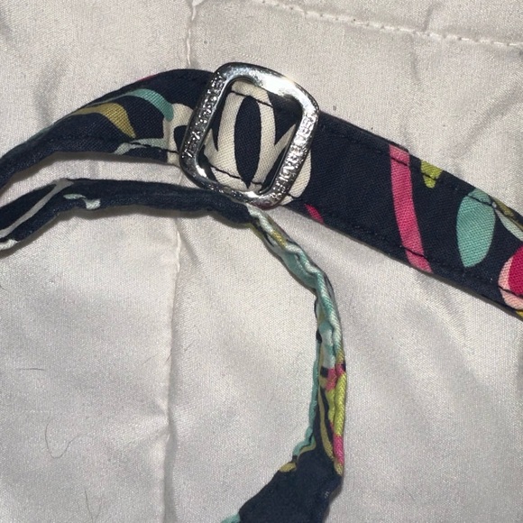 Vera Bradley Crossbody Navy with Floral & Butterfly Print Cross Body Bag - Picture 4 of 5